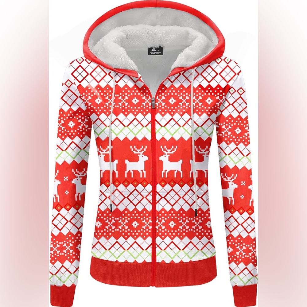 Geek Lighting Sherpa Lined Winter Fleece Sweatshirt